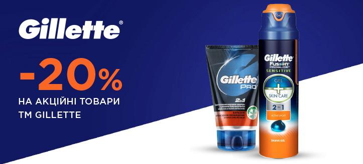 Акція від ТМ Gillette